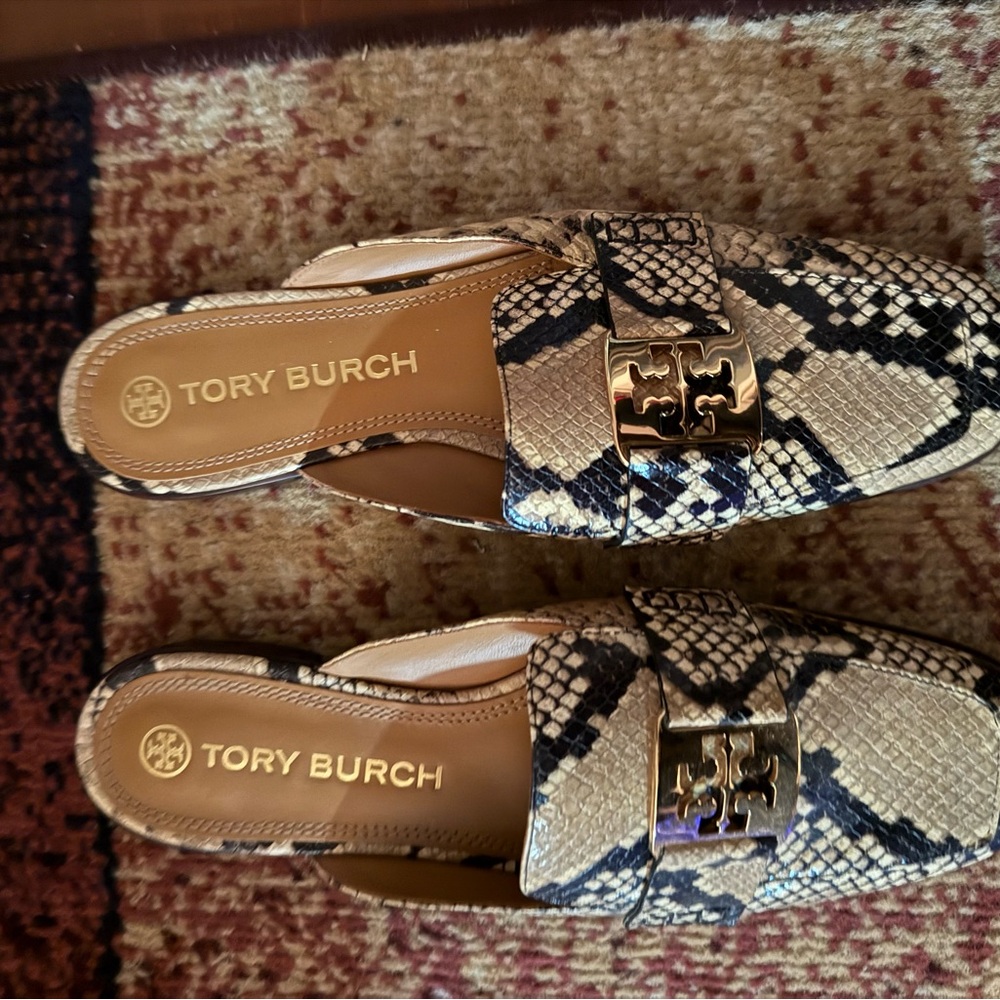 Tory Burch Women's Snakeskin Mules